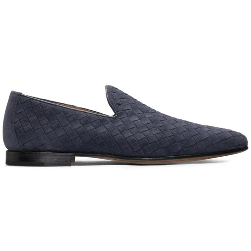 Moreschi Blue Leather Loafer (185546U)