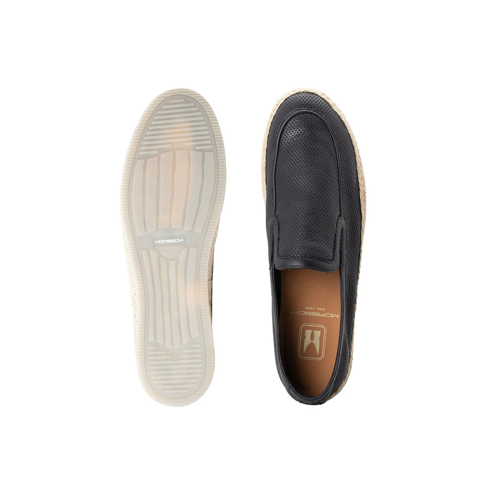 Moreschi Blue Leather Slip-on (205532C)