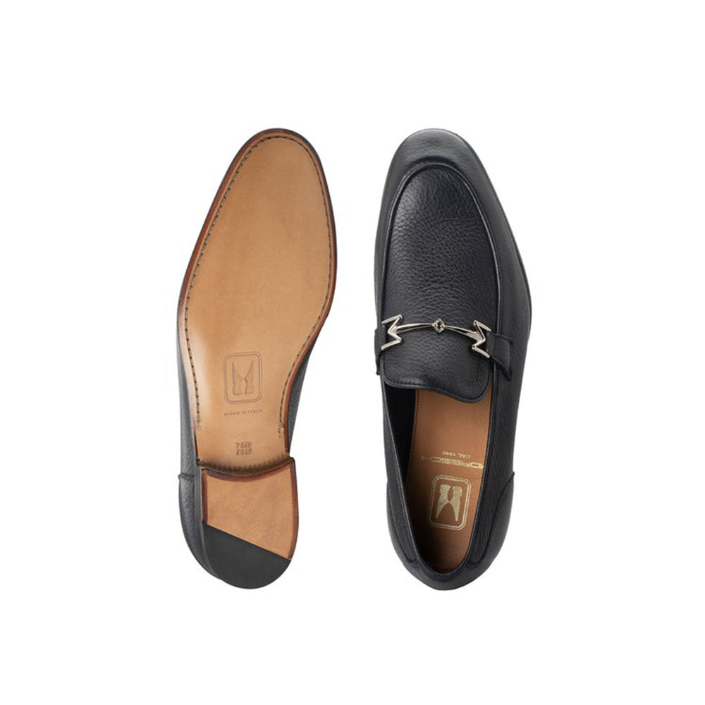 Moreschi Blue Navy Leather Loafer (010532C)