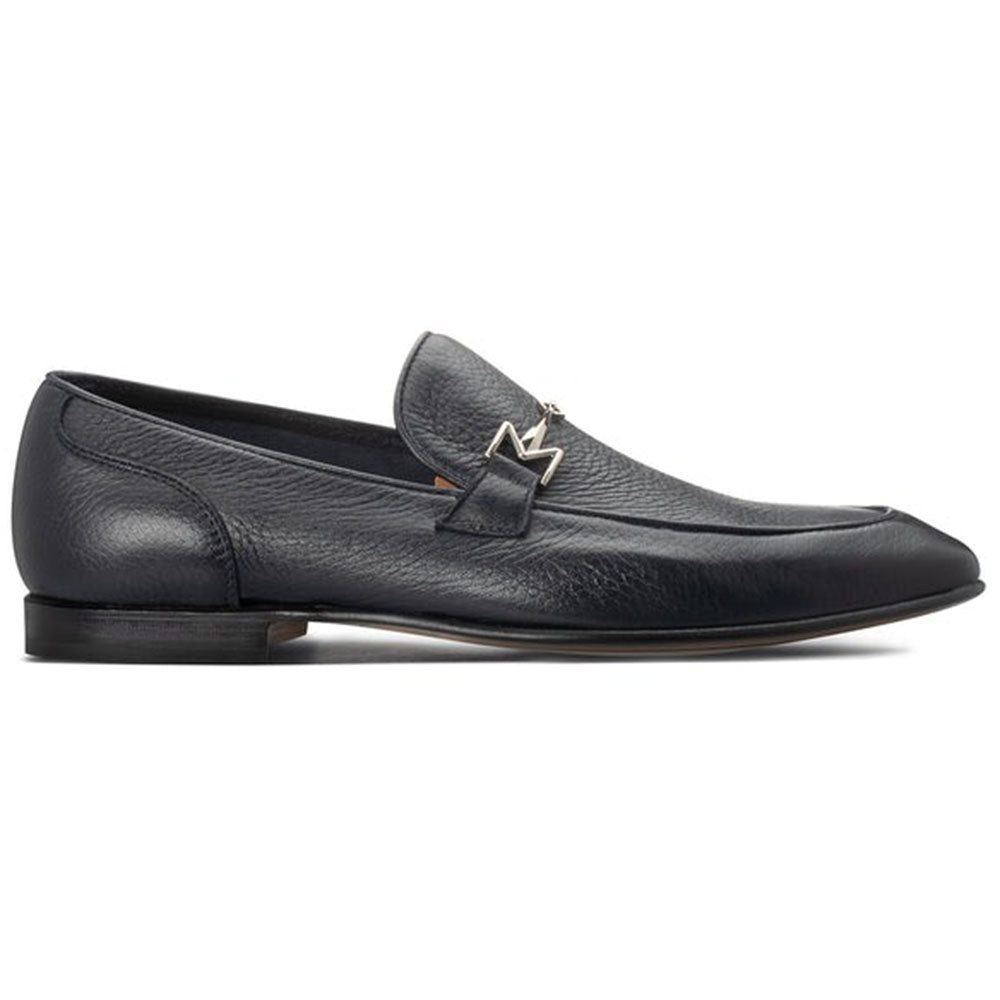 Moreschi Blue Navy Leather Loafer (010532C)