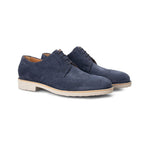 Moreschi Blue Suede Derby (146546U)