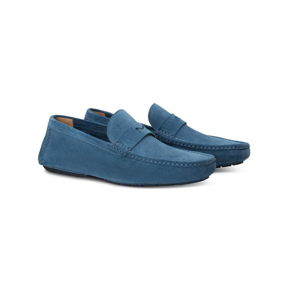 Moreschi Blue Suede Driver (144542U)