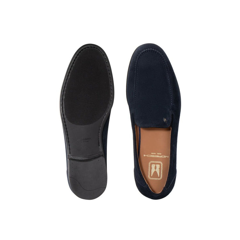 Moreschi Blue Suede Loafer (022532C)