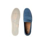 Moreschi Blue Suede Loafer (144542U)