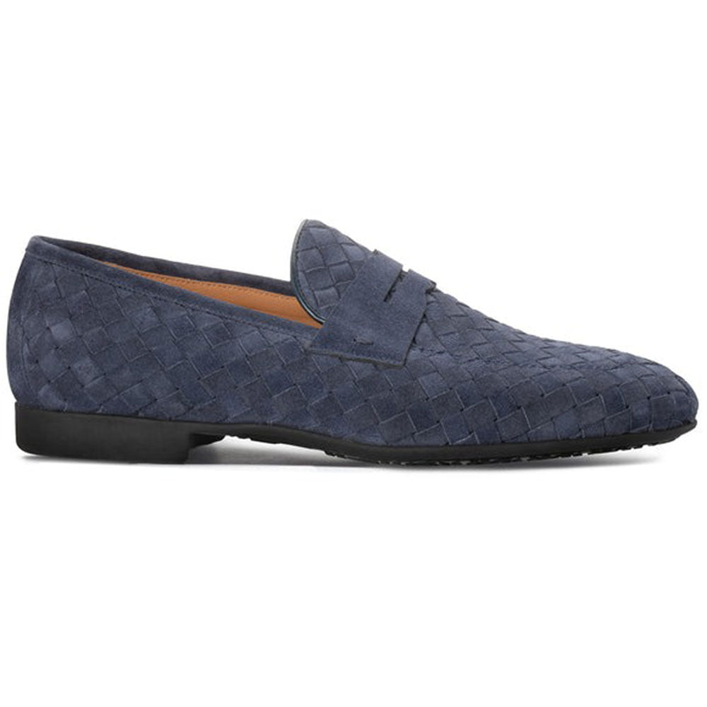 Moreschi Blue Suede Loafer (191546U)