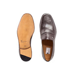 Moreschi Bonn Lambskin Shoes Dark Brown