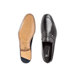 Moreschi Brisbane Kangaroo Loafers Black