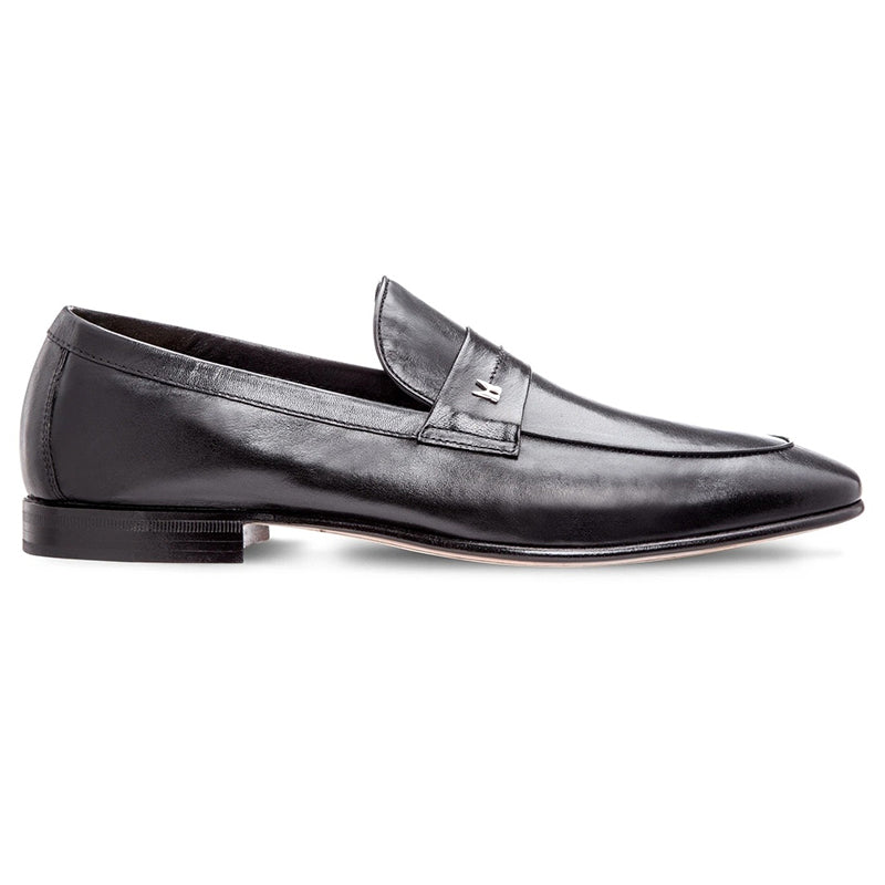 Moreschi Brisbane Kangaroo Loafers Black