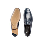 Moreschi Brisbane Kangaroo Loafers Blue