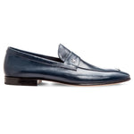 Moreschi Brisbane Kangaroo Loafers Blue