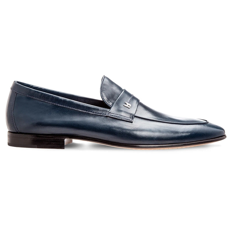 Moreschi Brisbane Kangaroo Loafers Blue