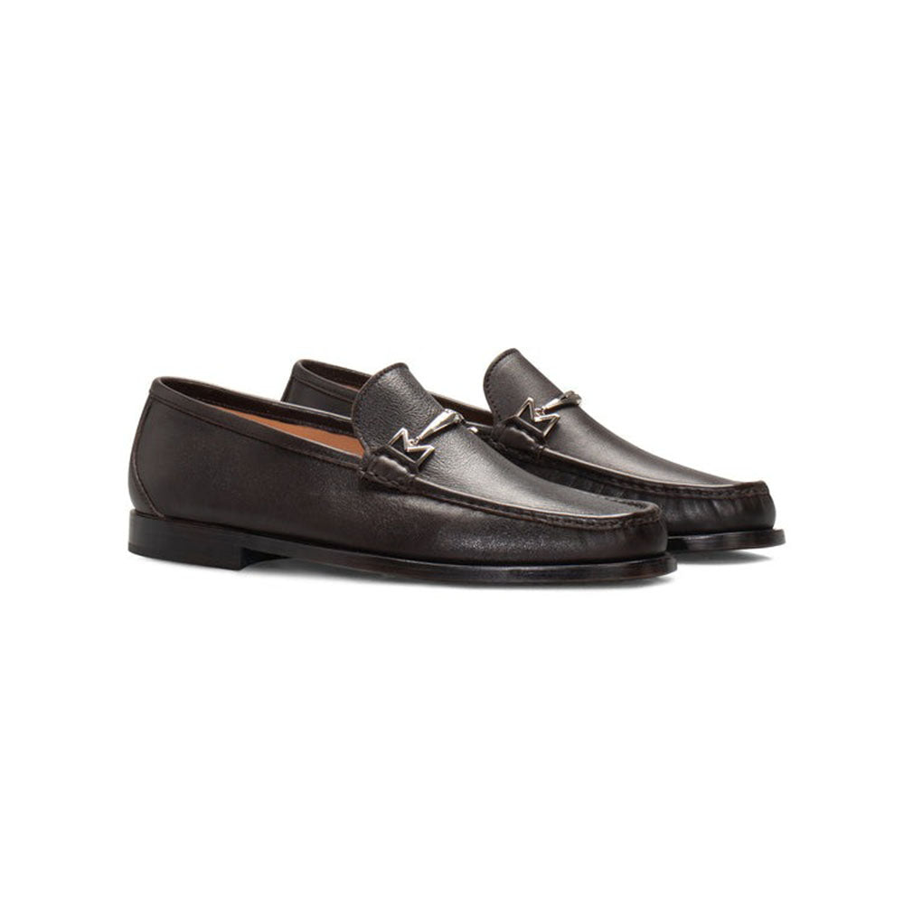 Moreschi Brown Leather Loafer (016412C)