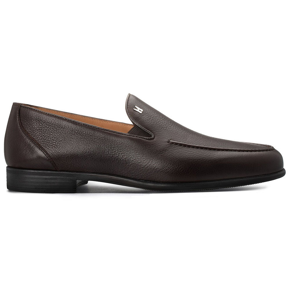 Moreschi Brown Leather Loafers (016412C)