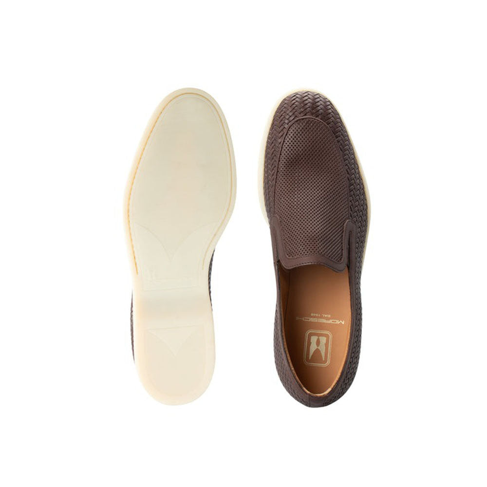 Moreschi Brown Leather Slip On (190412C)