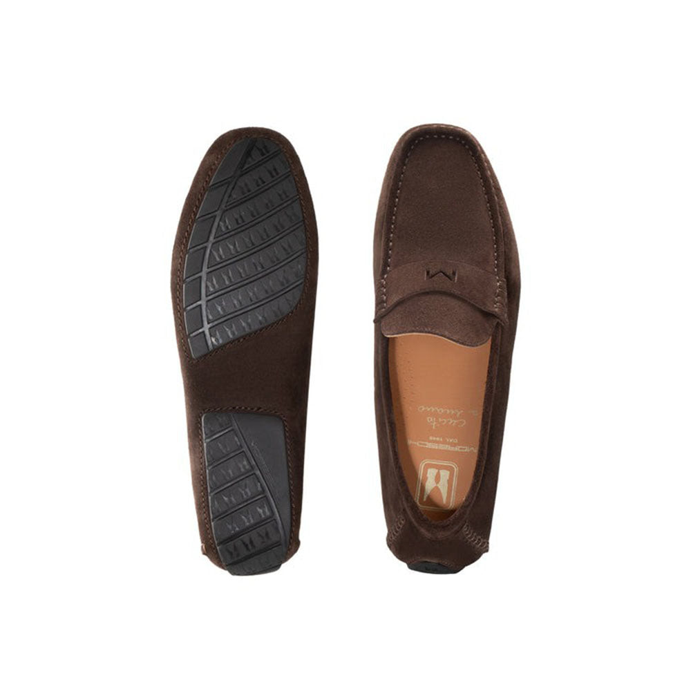 Moreschi Brown Suede Driver (144412C)