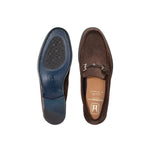 Moreschi Brown Suede Loafers (144412C)
