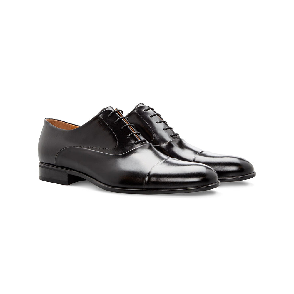 Moreschi Bruges Cap Toe Oxfords Black