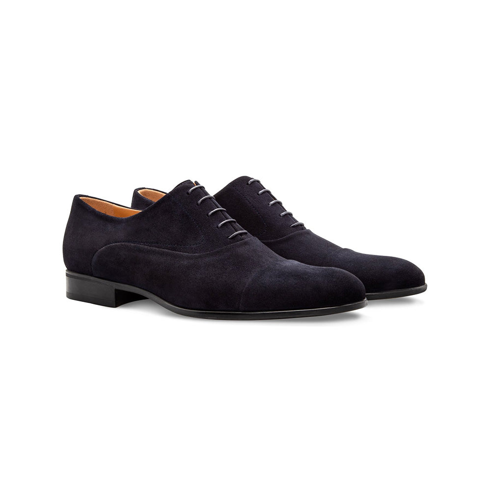 Moreschi Bruges Cap Toe Oxfords Dark Blue