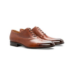 Moreschi Bruges Cap Toe Oxfords Light Brown