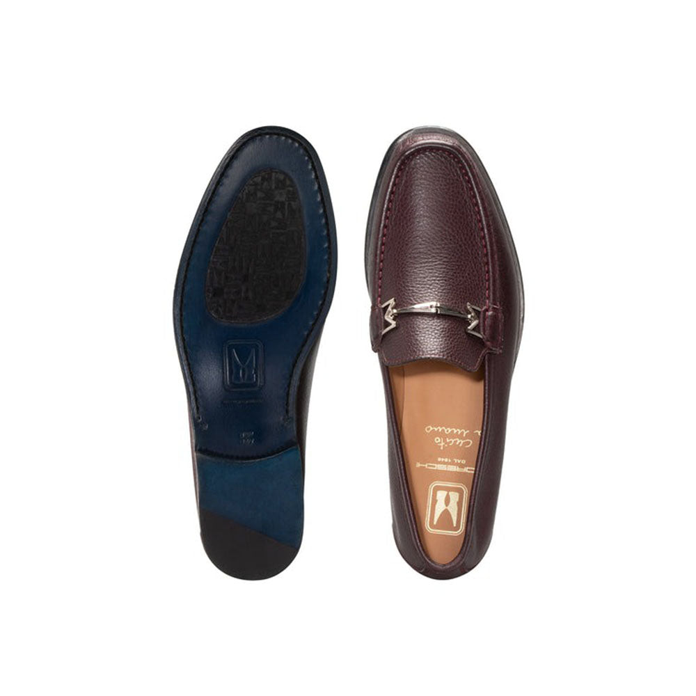 Moreschi Burgundy Leather Loafer (016497C)