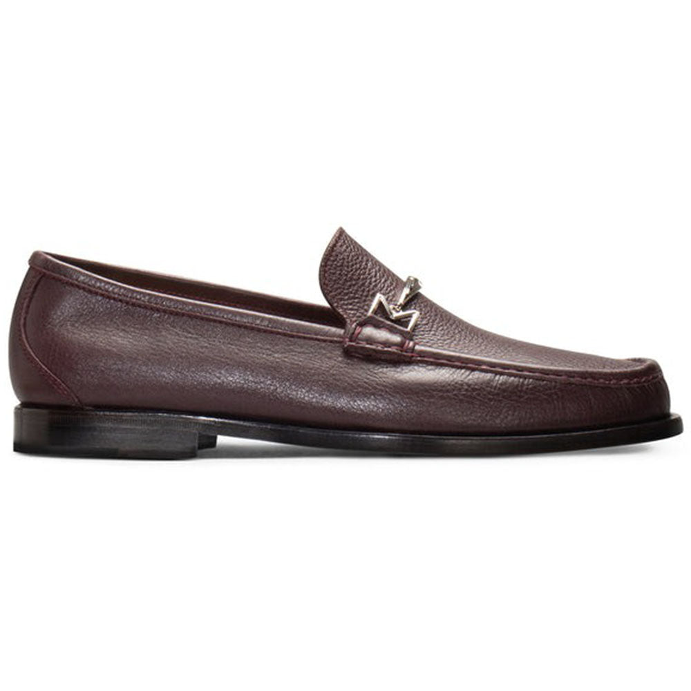 Moreschi Burgundy Leather Loafer (016497C)