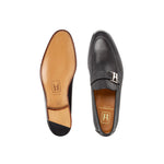 Moreschi Cadice Slip-on Penny Loafers Black