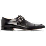 Moreschi Caen Monkstrap Shoes Black