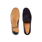 Moreschi Calvi Slip-on Loafers Navy Blue