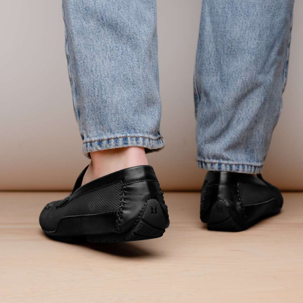 Moreschi Caracas Slip-on Driver Black