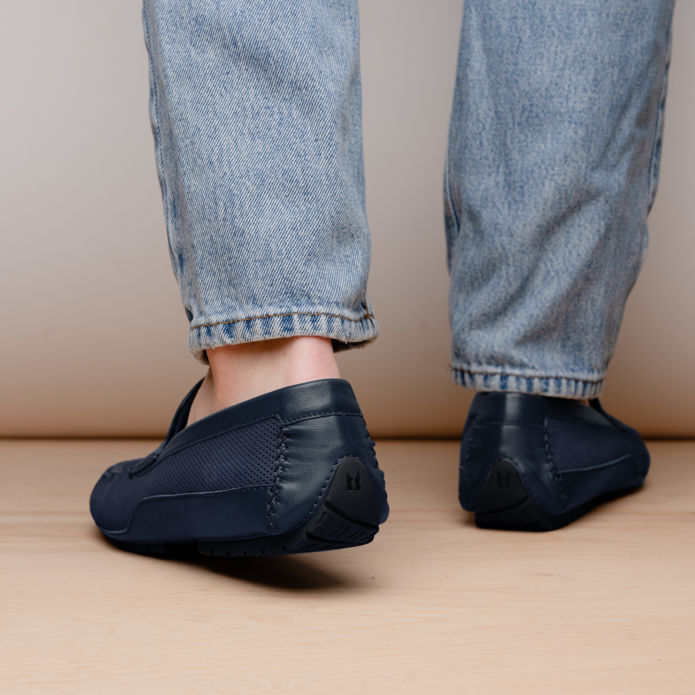 Moreschi Caracas Slip-on Driver Blue