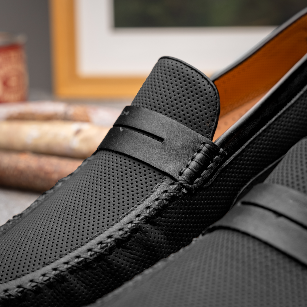 Moreschi Caracas Slip-on Driver Black