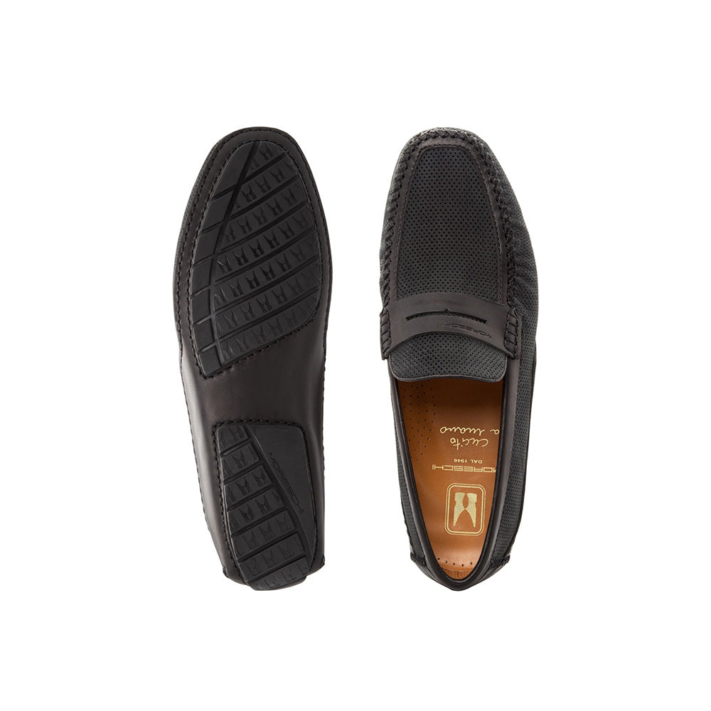 Moreschi Caracas Slip-on Driver Black