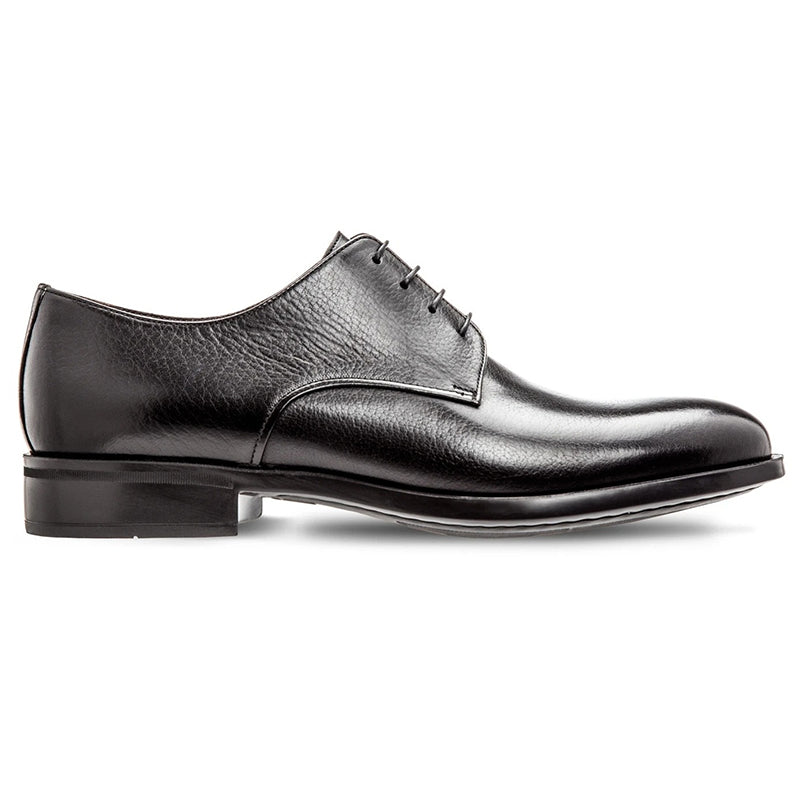 Moreschi Cork Buffalo Skin Shoes Black