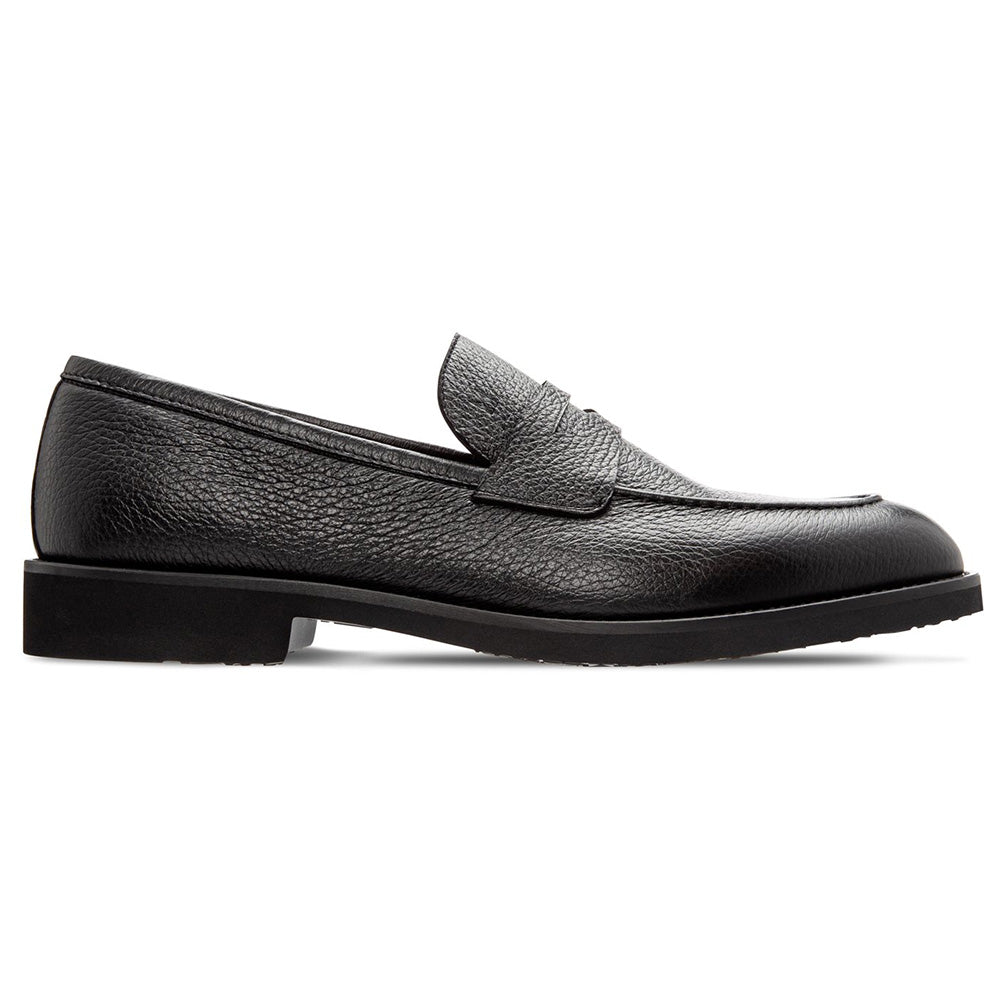 Moreschi Costanza Slip-on Penny Loafers Black