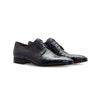 Moreschi Crocodile Derby Navy Blue