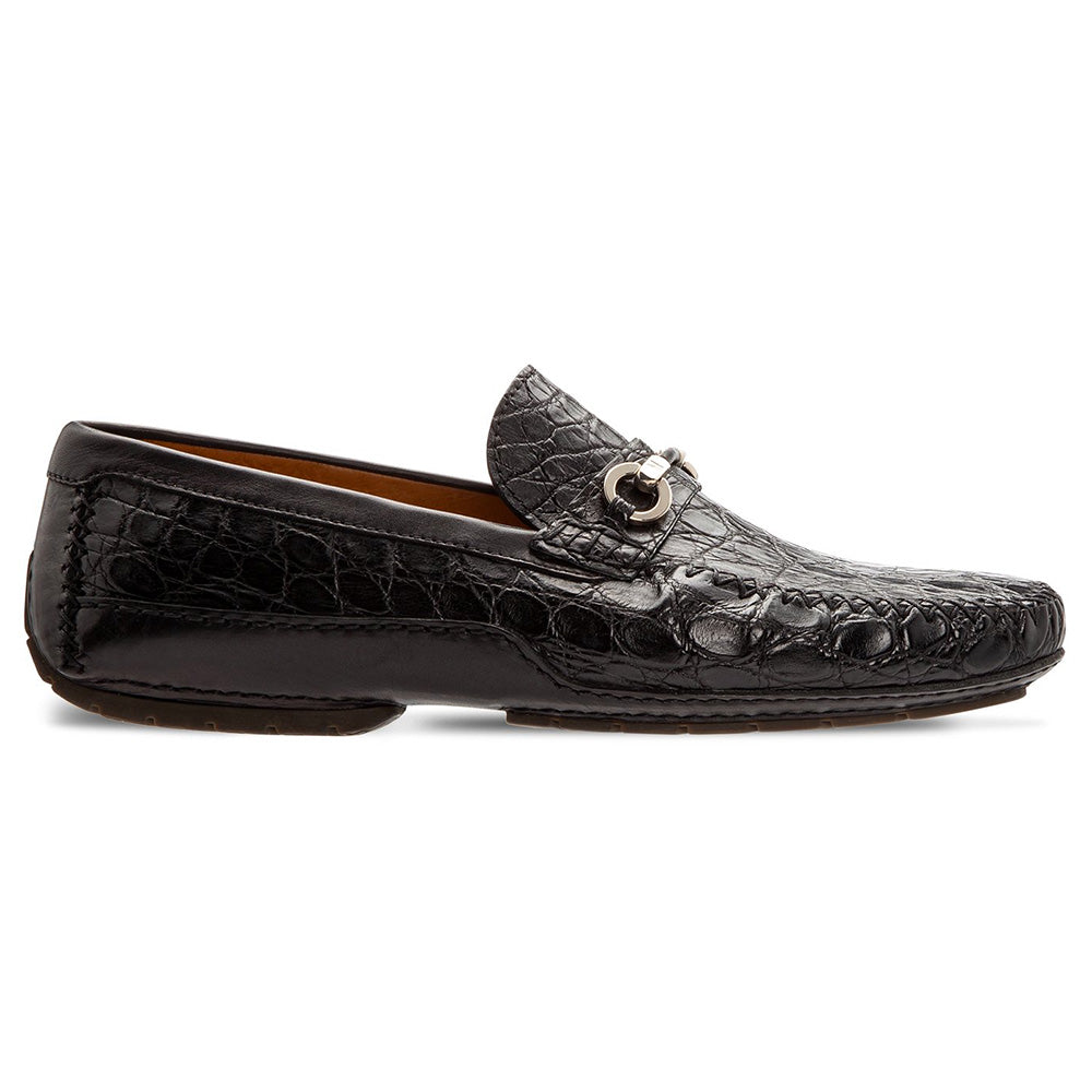 Moreschi Crocodile Drivers Black
