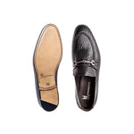 Moreschi Cuba Woven Loafers Black