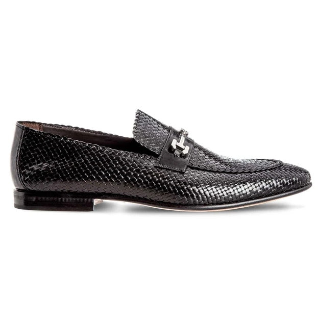 Moreschi Cuba Woven Loafers Black