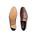 Moreschi Cuba Woven Loafers Brown