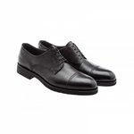 Moreschi Detroit Deerskin Cap Toe Shoes Black