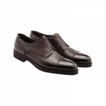 Moreschi Detroit Deerskin Cap Toe Shoes Brown
