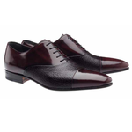 Moreschi Peccary Oxfords Burgundy