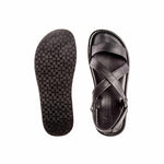 Moreschi Freeport Calfskin Sandals Black