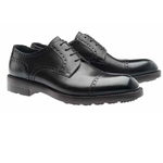Moreschi Goteborg Cap Toe Shoes Black