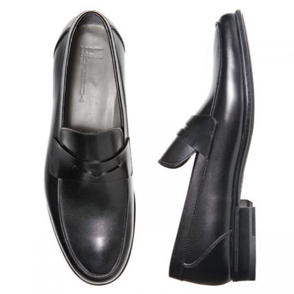 Moreschi Graz Penny Loafers Black
