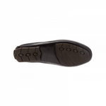 Moreschi Havana Lambskin Driving Loafers Black