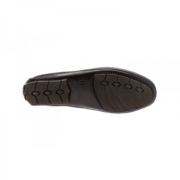Moreschi Havana Lambskin Driving Loafers Black
