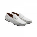 Moreschi Havana Lambskin Driving Loafers White