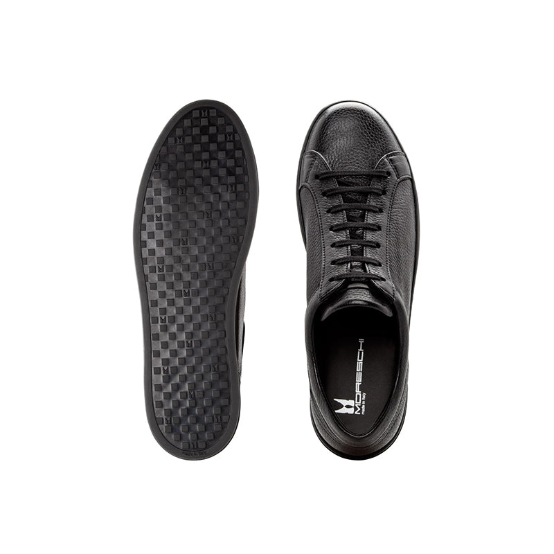Moreschi Ibiza Deerskin Sneakers Black