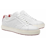 Moreschi Kos Calfskin & Nubuck Sneakers White / Red